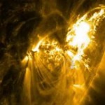 Los campos magnéticos del Sol están en continuo movimiento y se contorsionan