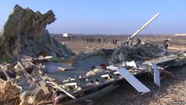 Rusia confirma atentado terrorista en caída de avión sobre el Sinaí