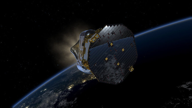 Ilustración de LISA Pathfinder en órbita baja. / ESA/ATG medialab
