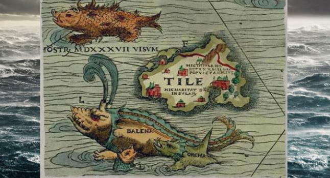 El mito del Dragón Medieval-Sea-Monsters