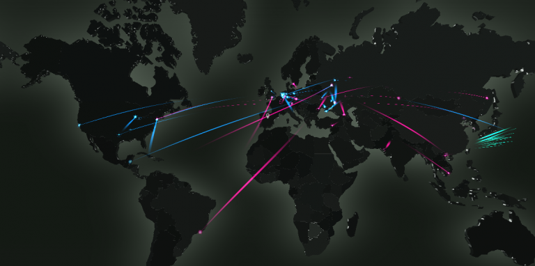 cybermap de Kaspersky.